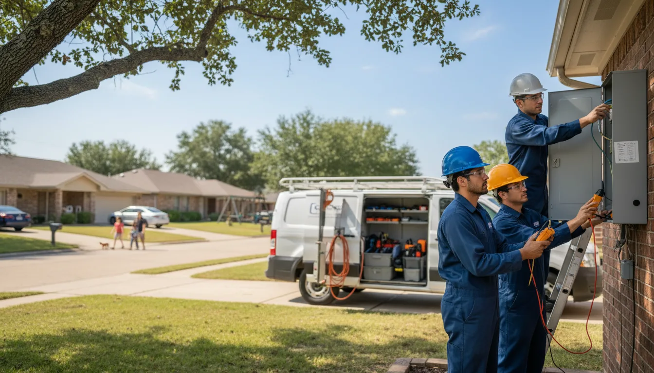 Certified electrician providing emergency electrical services in Ellerslie, GA